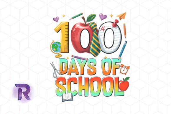 A Designer's Review of the '100 Days School Teach' Sublimation PNG