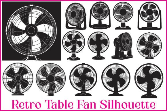 A Designer's Review of the Retro Table Fan SVG Bundle