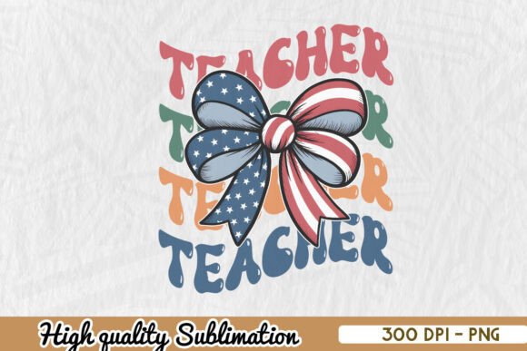 Celebrating Independence: 4th of July Teacher PNG