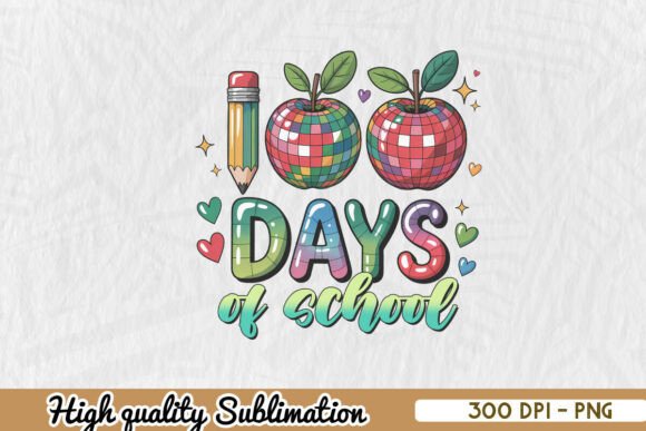 Colorful 100 Days Celebration: A Designer's Take