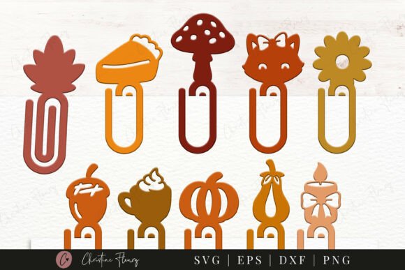 Fall Bookmark SVG Bundle for Creative Projects