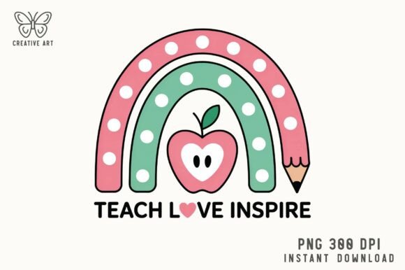 Teach Love Inspire: A Boho Teacher PNG Review